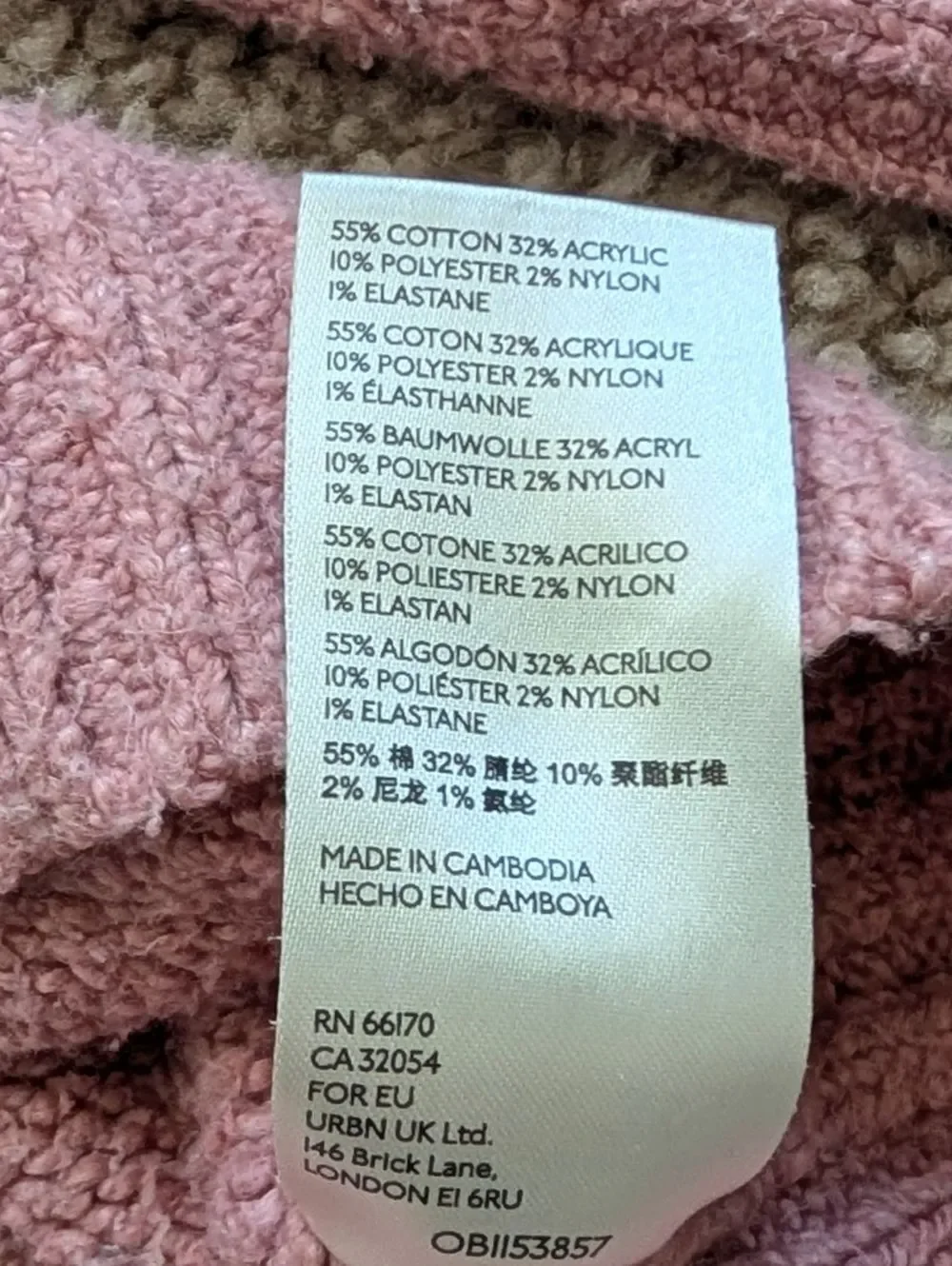 Free People Womens Alpine Rose Pink Brookside V-Neck Tunic Sweater Size Large